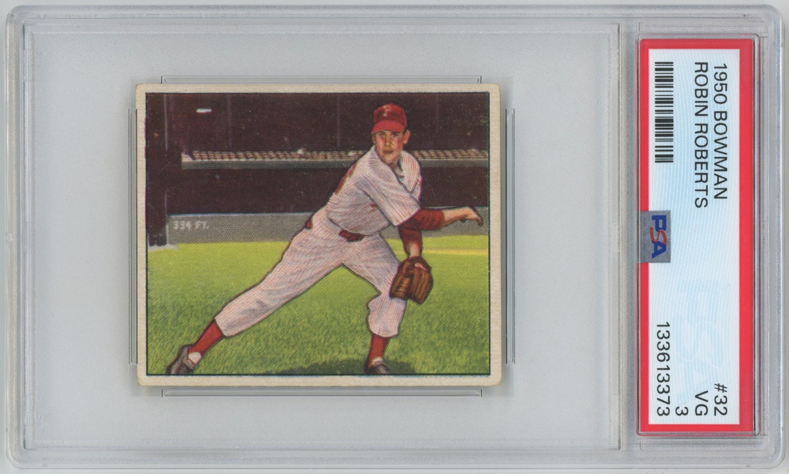 1950 Bowman 32 Robin Roberts PSA 3 719896