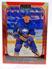 2021-22 O-Pee-Chee Platinum Red Surge Victor Olofsson #118 