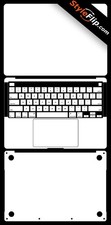 MacBook Pro 13" 2020 Skin  White  Protective Decal  StyleFlip