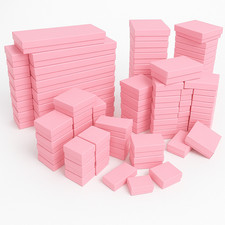Pink Jewelry Boxes w/ Cotton Insert   Gift, Display  Shipping Packaging