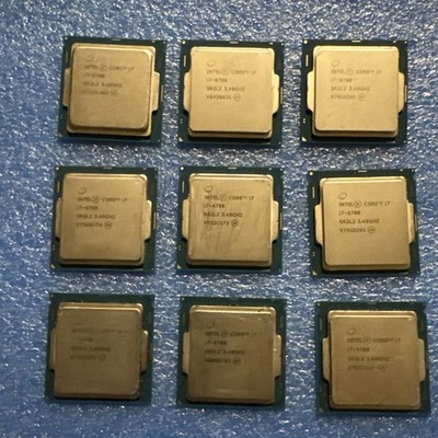 Intel Core i7-6700 SR2L2 3.4GHZ CPU ( *** Lot of 9 *** ) TESTED and WORKING 100%