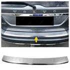 For VOLVO XC60 2014-2017 Chrome Rear Bumper Scratch Protector BRUSHED S.STEEL
