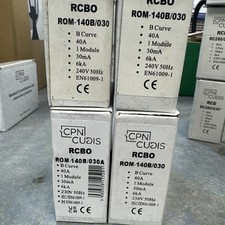5x (Job Lot) ROM-140B/030 CPN CUDIS 40AMP RCBO