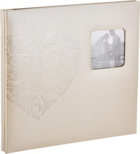 Pioneer Embossed Wedding Post Bound Album 12"X12" - Heart