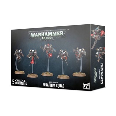 GW Sisters of Battle Mini 28mm Seraphim Squad (2019 Ed) SW (VG+/New)