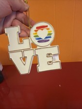 Lenox LOVE Comes in All Colors Rainbow Ornament NEW IN BOX!