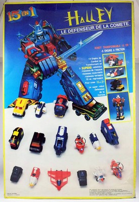 Dairugger XV - 15-in-1 Transformable Robot ''Halley Defenseur of the Comet'' (Vehi