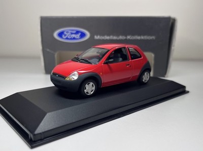 Minichamps 1:43 Ford Ka Mk1 1997 Red Rare Model Car in Ford Dealer Box