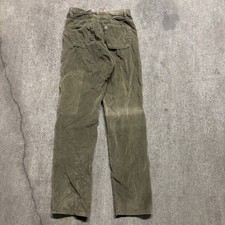 Vintage 90s Silver Jeans Co Corduroy Pants Mens 31 Brown Olive Button Fly Canada
