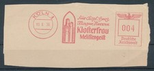 865826) DR FST Ausschnitt Klosterfrau Melissengeist Köln 1939
