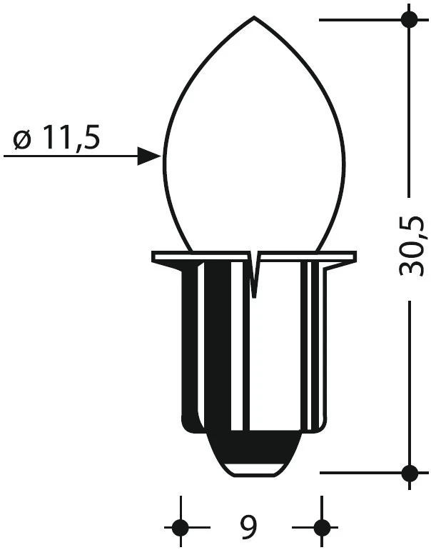 Offerta Lampada Lampadina Miniatura Prefocus P13,5S 4,8V 0,5A DIM ...