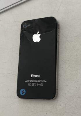 Apple iPhone 4 16GB Ungeprüft Teilespender Glas & Display Ok Schwarz Black