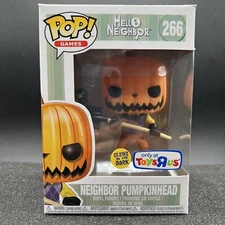 Funko Pop Hello Neighbor Pumpkinhead Glows In The Dark Toys R Us Exclusive #266