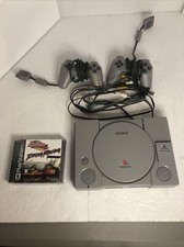 Sony PlayStation 1 PS1 BUNDLE Game Console - two Controllers, Games, Cables