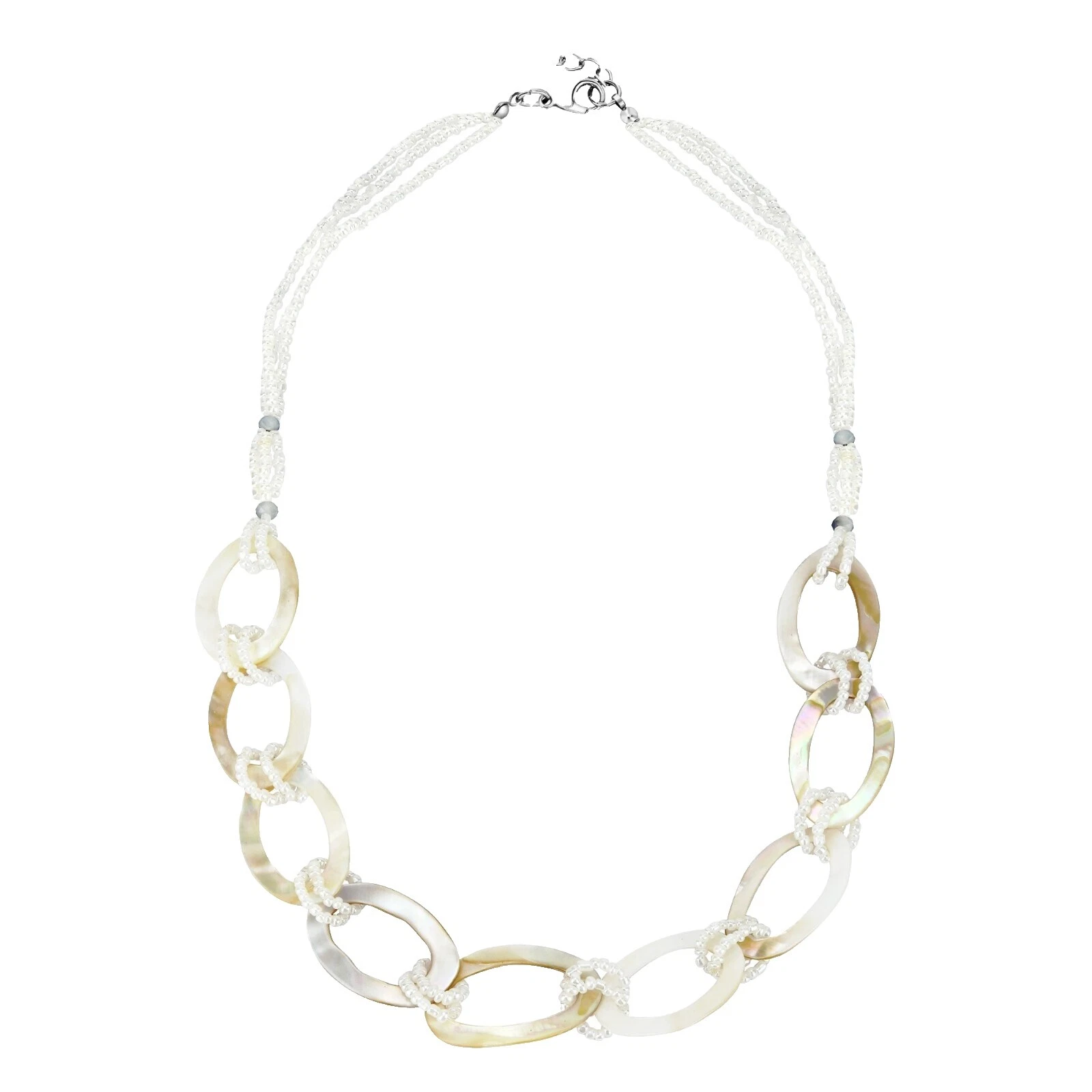 Crystal Beach Collares y colgantes De Moda Blanco