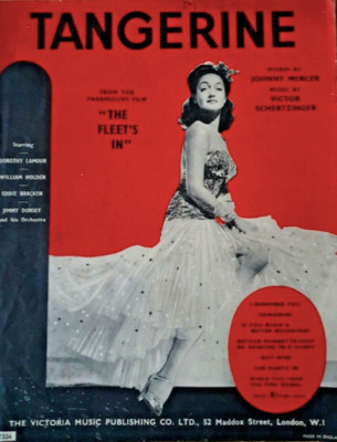 DOROTHY LAMOUR - THE FLEET'S IN - VINTAGE ORIGINAL 1942