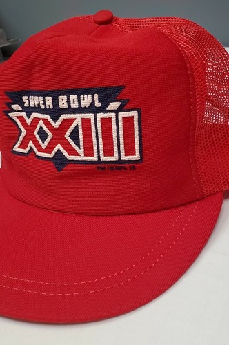 Vintage/Super Bowl XXIII/ Trucker Hat/Cap/Football NFL/ Snapback USA/Best Price - Picture 3 of 6