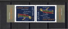 Litauen Kehrdruckpaar Randstück vom 19.04.2003 postfrisch
