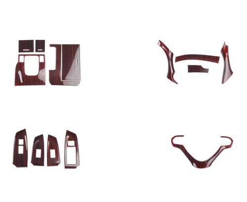 Juego de decoración de interiores de automóvil de grano de melocotón 14 piezas apto para Acura TSX 2009-2014 - Imagen 12 de 12