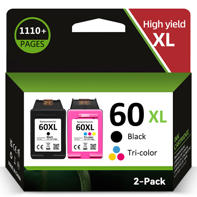 InkCartridge for HP 60XL 60 XL Deskjet D2530 D2563 D2645 D2663 D2680 F4250 F4470