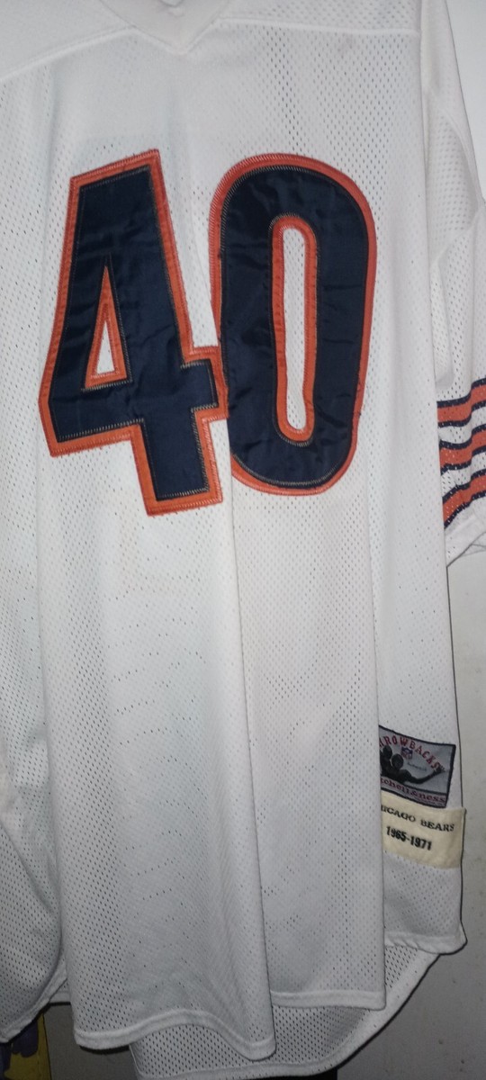 Gale Sayers Chicago Bears Number 40 Mitchell And Ness Football