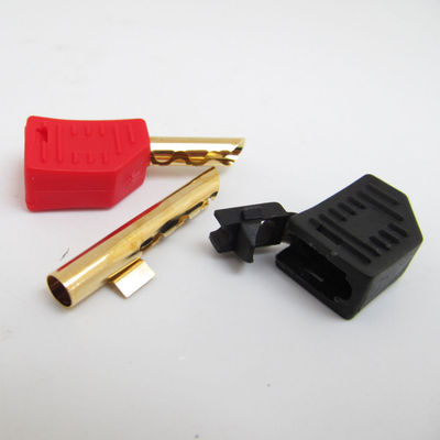 20pcs Stackable BFA 4mm Banana Plug Z-Type Speaker Cable Connectors Red + Black