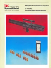 Heckler & Koch/Dynamit Nobel G11 Caseless SMG c1981