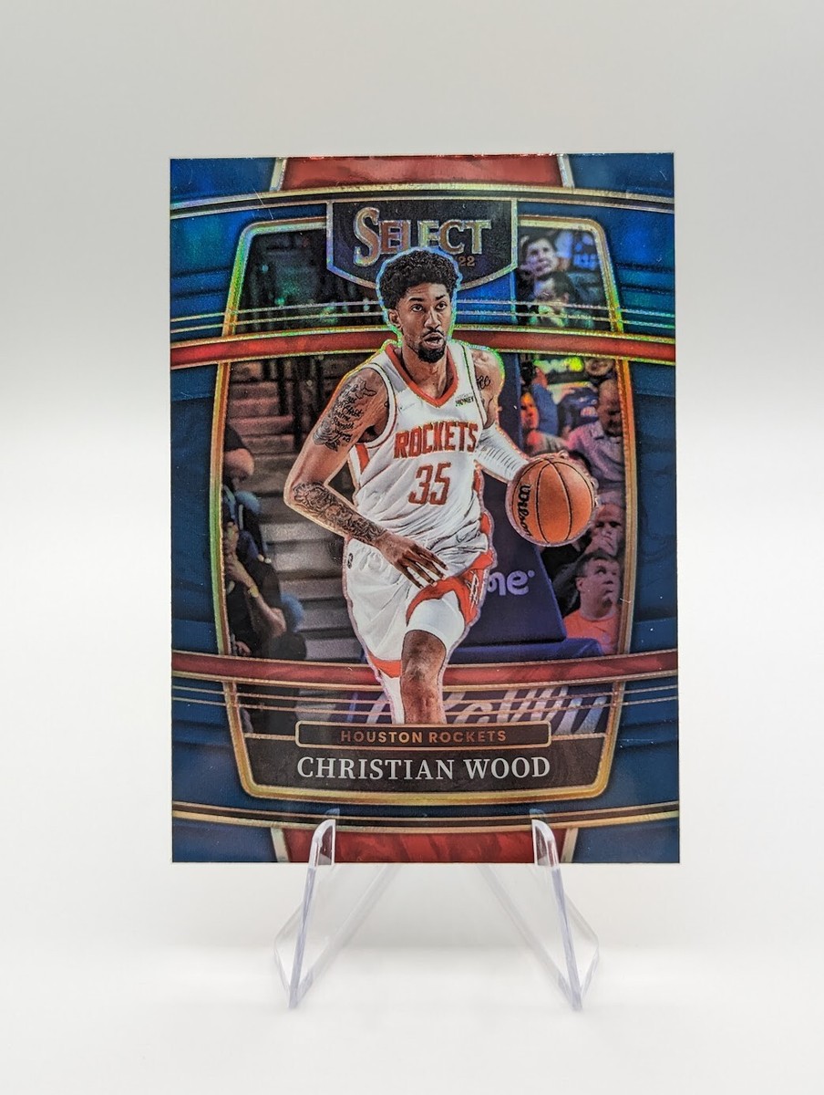 Christian Wood 2021-22 Panini Select Concourse Blue Silver Prizm