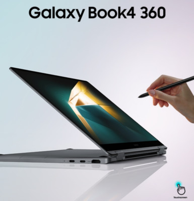 Samsung Galaxy Book4 360 - 15,6'' TOUCH, Core 7 150U, 512GB SSD, 16GB, iGPU Ultra