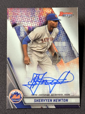 2019 Bowman's Best PROSPECT ROOKIE AUTO Shervyen Newton, item 3