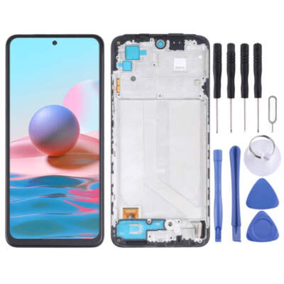 OLED LCD Screen with Frame for Xiaomi Redmi Note 10/10s/11 SE/Poco M5s