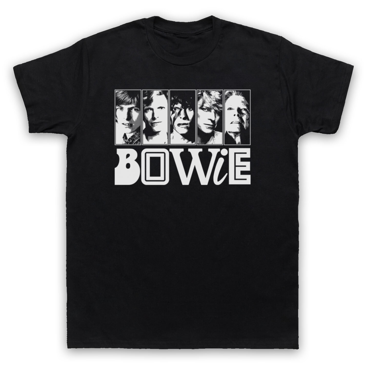 CAMISETA DAVID BOWIE LEGEND TRIBUTO NO OFICIAL ZIGGY ALADDIN PARA HOMBRE Y MUJER