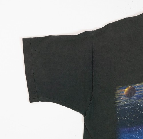 T-shirt vintage Moody Blues uomo XL concerto band anni 90 punto singolo spazio sbiadito - Foto 14 di 18