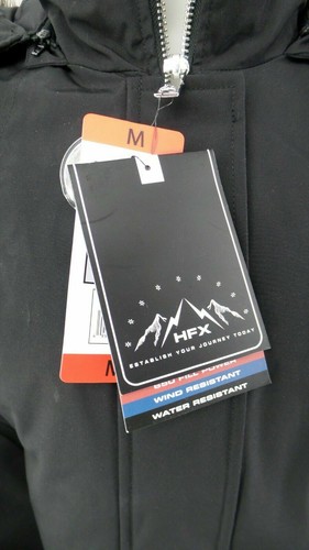 NEW HFX Ladies' Heavy Down Parka BLACK , Size M - Picture 7 of 9