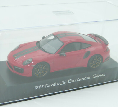 Porsche 911 Turbo S Exclusive Series 991.2 2017 rot red Spark 1:43 WAP0209060J