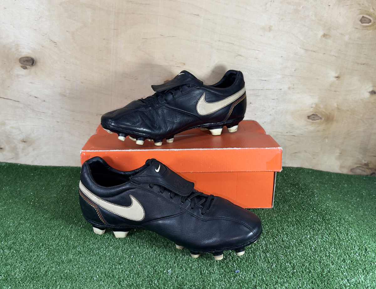 Nike Tiempo R10 Brasiliero FG 315357-027 Black boots Cleats mens