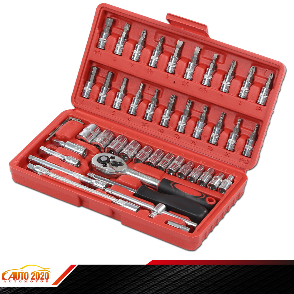 46Pcs Auto Car Repair Tool 1/4