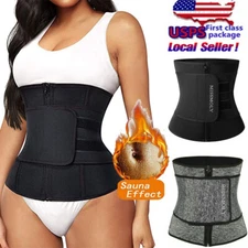 Men Women Sweat Girdle Shaper Neoprene Waist Cincher Tummy Control corset Belt