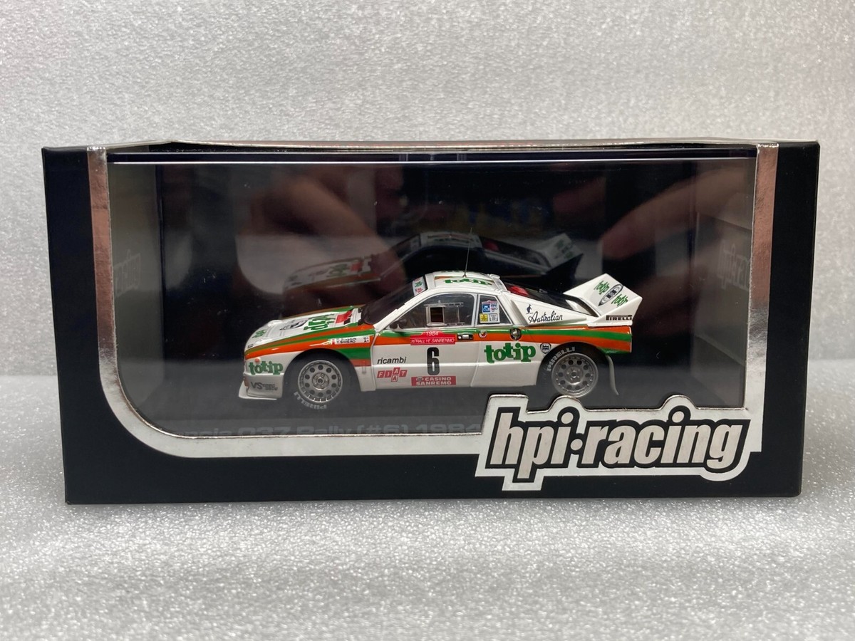 hpi・racing ランチア　037 ラリー　1984 Sanremo HPI Racing 1/43 959 LANCIA 037 RALLY #6 1984 SANREMO TOTIP M
