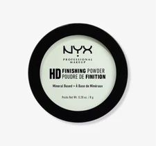 NYX HD Finishing Powder, New, Mint Green