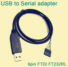 6pin FTDI FT232RL USB to Serial adapter module TB TTL RS232 Arduino Cable H4