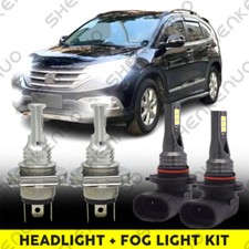 For Honda CRV CR-V 2007-2012 2013 2014 6000K LED Headlight Bulbs + Fog Lights
