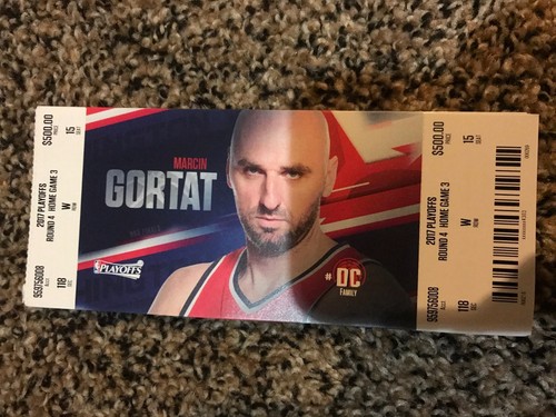 2017 WASHINGTON WIZARDS PLAYOFFS NBA FINALS TICKET STUB SET 4 JOHN WALL - Picture 3 of 4