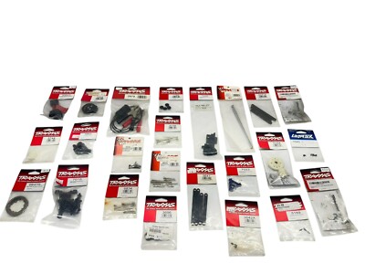 Traxxas Lot Of 23 Random NIP Parts & 1 Open Rc Part #14539