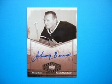 2004/05 UPPER DECK LEGENDARY SIGNATURES CARD #BO JOHNNY BOWER NM AUTO AUTOGRAPH