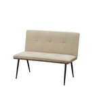 2-Sitzer Bank Antikbraun/Taupe Joschka Küchenbank Sitzbank HTI-Living