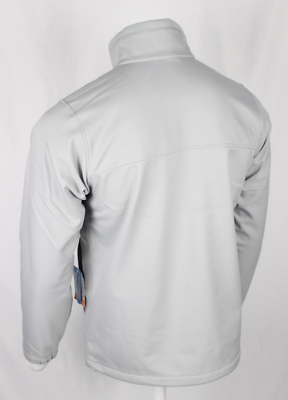 Columbia Men's Softshell Jacket Full Zip Bowen Lake II Light Gray
