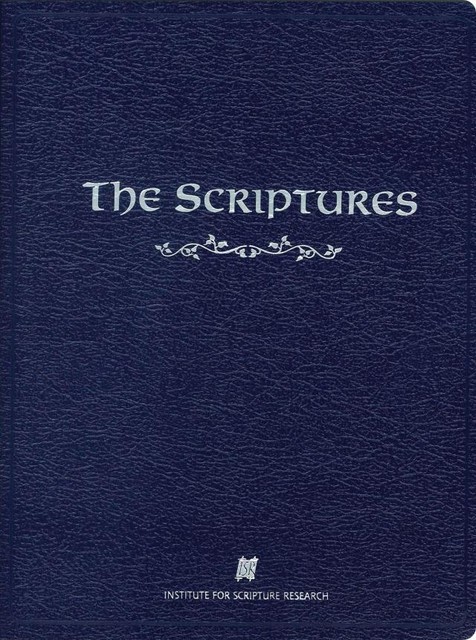 The Scriptures ISR Hardcover Large Print Bible Institute for Scripture ...
