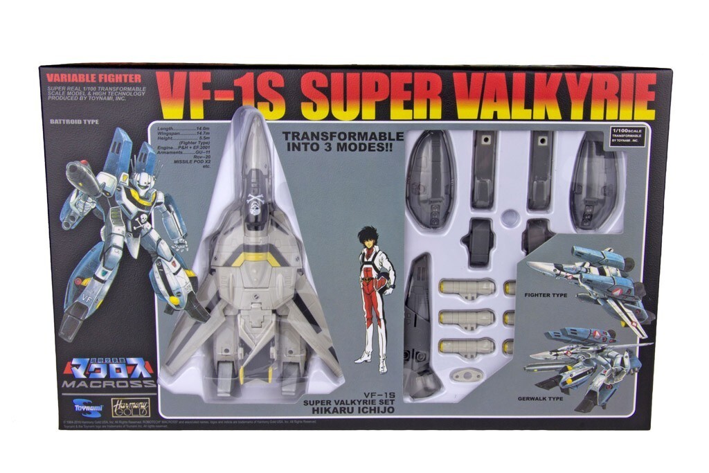 Toynami Macross Robotech Exclusive VF-1S Super Valkyrie Full