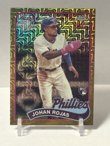 2024 Topps Series 2 Chrome SILVER PACK 2T89C-18 JOHAN ROJAS RC GOLD PARALLEL /50